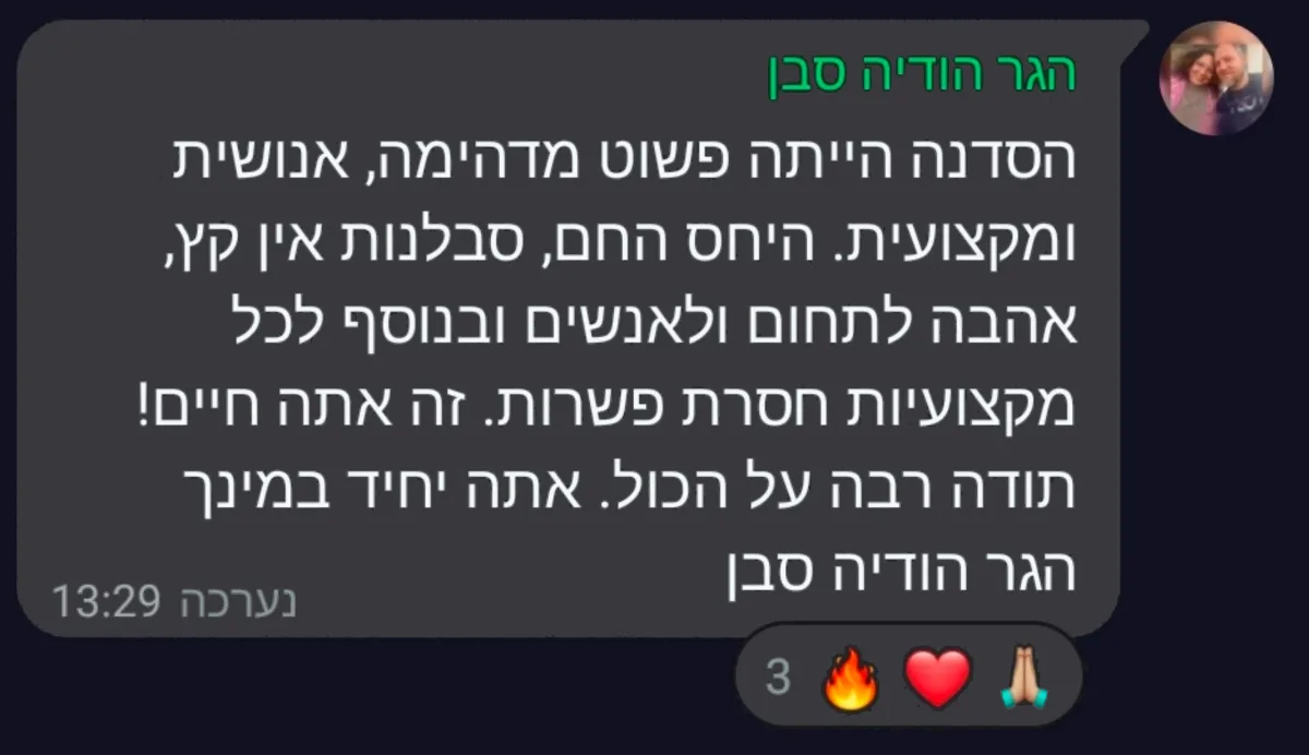 המלצה על סדנת וייבליינר — בניית אתרים ואפליקציות ב-AI עם חיים בניסטי (21)